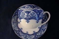 WEDGWOOD QUEEN CHARLOTTE- CUP & SAUCER   .....   http://jaapiesfinechinastore.com