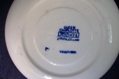 WEDGWOOD QUEEN CHARLOTTE- CUP & SAUCER ..... http://jaapiesfinechinastore.com