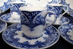 WEDGWOOD QUEEN CHARLOTTE- DEMI CUP & SAUCER   .....   http://jaapiesfinechinastore.com