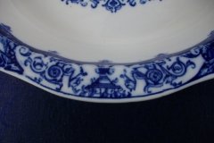WEDGWOOD QUEEN CHARLOTTE- OVAL SERVING BOWL 10  7/8"    .....   http://jaapiesfinechinastore.com