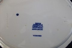 WEDGWOOD QUEEN CHARLOTTE- OVAL SERVING BOWL 10 "    .....   http://jaapiesfinechinastore.com
