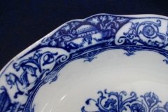 WEDGWOOD QUEEN CHARLOTTE- OVAL SERVING BOWL 8  3/4 "    .....   http://jaapiesfinechinastore.com