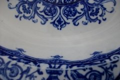 WEDGWOOD QUEEN CHARLOTTE- OVAL SERVING BOWL 8  3/4 "    .....   http://jaapiesfinechinastore.com