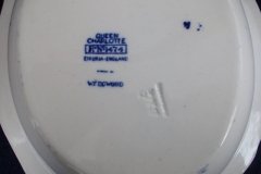 WEDGWOOD QUEEN CHARLOTTE- OVAL SERVING BOWL 8  3/4 "    .....   http://jaapiesfinechinastore.com