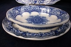 WEDGWOOD QUEEN CHARLOTTE- OVAL SERVING PLATE 8 7/8"    .....   http://jaapiesfinechinastore.com