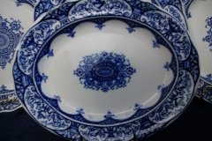 WEDGWOOD QUEEN CHARLOTTE- OVAL SERVING PLATE 8 7/8"    .....   http://jaapiesfinechinastore.com