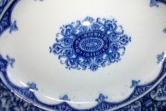WEDGWOOD QUEEN CHARLOTTE- OVAL SERVING PLATE 8 7/8"    .....   http://jaapiesfinechinastore.com