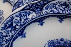 WEDGWOOD QUEEN CHARLOTTE- OVAL SERVING PLATE 8 7/8"    .....   http://jaapiesfinechinastore.com
