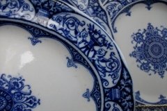 WEDGWOOD QUEEN CHARLOTTE- OVAL SERVING PLATE 8 7/8"    .....   http://jaapiesfinechinastore.com