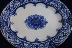WEDGWOOD QUEEN CHARLOTTE- OVAL SERVING PLATE 8 7/8"    .....   http://jaapiesfinechinastore.com