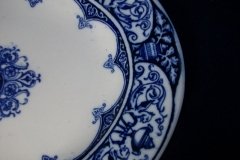 WEDGWOOD QUEEN CHARLOTTE- OVAL SERVING PLATE 8 7/8"    .....   http://jaapiesfinechinastore.com