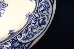 WEDGWOOD QUEEN CHARLOTTE- OVAL SERVING PLATE 8 7/8"    .....   http://jaapiesfinechinastore.com
