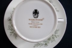 WEDGWOOD WESTBURY-  DEMI CUP & SAUCERS  .....   ttps://jaapiesfinechinastore.com