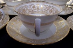 WEDGWOOD FLORENTINE GOLD- CUP & SAUCER   .....   http://jaapiesfinechinastore.com
