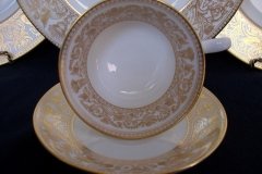 WEDGWOOD FLORENTINE GOLD- CUP & SAUCER   .....   http://jaapiesfinechinastore.com
