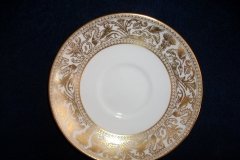 WEDGWOOD FLORENTINE GOLD- CUP & SAUCER   .....   http://jaapiesfinechinastore.com