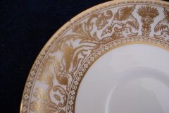 WEDGWOOD FLORENTINE GOLD- CUP & SAUCER   .....   http://jaapiesfinechinastore.com