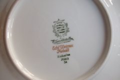 WEIMAR KATHARINA 20003 COBALT & GILT- BREAD & BUTTER PLATE  .....   http://jaapiesfinechinastore.com