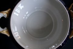 WEIMAR KATHARINA 20003 COBALT & GILT- COVERED SOUP TUREEN   .....   http://jaapiesfinechinastore.com