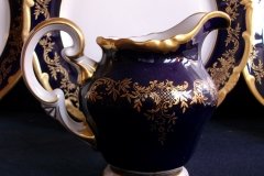 WEIMAR KATHARINA 20003 COBALT & GILT- CREAMER    .....   http://jaapiesfinechinastore.com