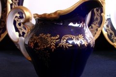 WEIMAR KATHARINA 20003 COBALT & GILT- CREAMER    .....   http://jaapiesfinechinastore.com