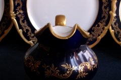 WEIMAR KATHARINA 20003 COBALT & GILT- CREAMER    .....   http://jaapiesfinechinastore.com
