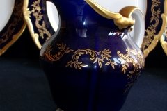 WEIMAR KATHARINA 20003 COBALT & GILT- CREAMER    .....   http://jaapiesfinechinastore.com