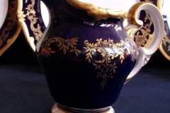 WEIMAR KATHARINA 20003 COBALT & GILT- CREAMER    .....   http://jaapiesfinechinastore.com