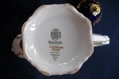 WEIMAR KATHARINA 20003 COBALT & GILT- COFFEE POT & LID  .....   http://jaapiesfinechinastore.com