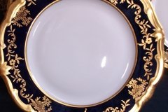 WEIMAR KATHARINA 20003 COBALT & GILT- SALAD PLATE  .....   http://jaapiesfinechinastore.com