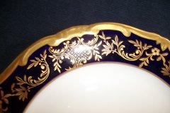 WEIMAR KATHARINA 20003 COBALT & GILT- SALAD PLATE  .....   http://jaapiesfinechinastore.com