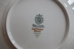 WEIMAR KATHARINA 20003 COBALT & GILT- SALAD PLATE  .....   http://jaapiesfinechinastore.com