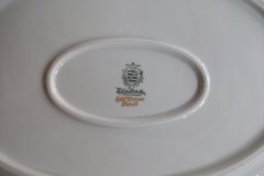 WEIMAR KATHARINA 20003 COBALT & GILT- SERVING PLATTER- 14  1/2"  .....   http://jaapiesfinechinastore.com