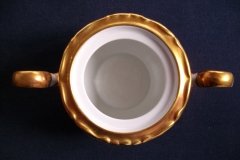 WEIMAR KATHARINA 20003 COBALT & GILT- SUGAR BOWL (NO LID)   .....   http://jaapiesfinechinastore.com