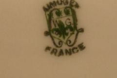 BACKSTAMP- WM GUERIN  REGULAR MARK  WITH  BAWO & DOTTER  "FLEURS DE LYS"  SHIELD    ......   http://jaapiesfinechinastore.com