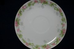 WM GUERIN WILD ROSES GARLAND- CUP & SAUCER ..... http://jaapiesfinechinastore.com