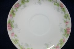 WM GUERIN WILD ROSES GARLAND- CUP & SAUCER ..... http://jaapiesfinechinastore.com