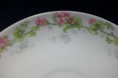 WM GUERIN WILD ROSES GARLAND- CUP & SAUCER ..... http://jaapiesfinechinastore.com