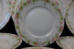 WM GUERIN WILD ROSES GARLAND-BREAD & BUTTER PLATE 6 1/4" ..... http://jaapiesfinechinastore.com