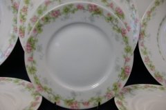 WM GUERIN WILD ROSES GARLAND-BREAD & BUTTER PLATE 6 1/4" ..... http://jaapiesfinechinastore.com