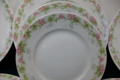 WM GUERIN WILD ROSES GARLAND-BREAD & BUTTER PLATE 6 1/4" ..... http://jaapiesfinechinastore.com