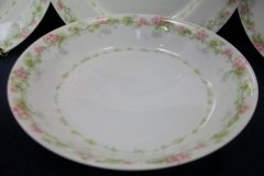 WM GUERIN WILD ROSES GARLAND- COUPE SOUP BOWL   7 1/4"   .....   http://jaapiesfinechinastore.com