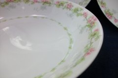 WM GUERIN WILD ROSES GARLAND- COUPE SOUP BOWL   7 1/4"   .....   http://jaapiesfinechinastore.com