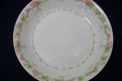WM GUERIN WILD ROSES GARLAND- COUPE SOUP BOWL   7 1/4"   .....   http://jaapiesfinechinastore.com