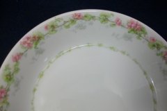 WM GUERIN WILD ROSES GARLAND- COUPE SOUP BOWL   7 1/4"   .....   http://jaapiesfinechinastore.com