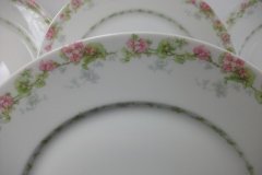 WM GUERIN WILD ROSES GARLAND- DINNER PLATE  9 7/8" ..... http://jaapiesfinechinastore.com