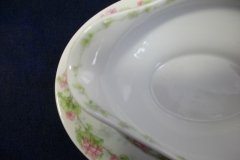 WM GUERIN WILD ROSES GARLAND- GRAVY BOAT WITH UNDERPLATE   ..... http://jaapiesfinechinastore.com