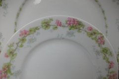 WM GUERIN WILD ROSES GARLAND- SALAD  PLATE  7  3/8" ..... http://jaapiesfinechinastore.com