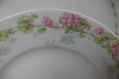 WM GUERIN WILD ROSES GARLAND- SALAD  PLATE  7  3/8" ..... http://jaapiesfinechinastore.com