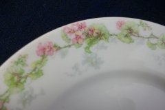 WM GUERIN WILD ROSES GARLAND- SALAD  PLATE  7  3/8" ..... http://jaapiesfinechinastore.com